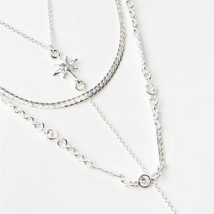 LOFT Starstruck Layered Y Necklace